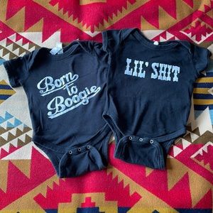 Bandit Brand Onesies- bundle of 2